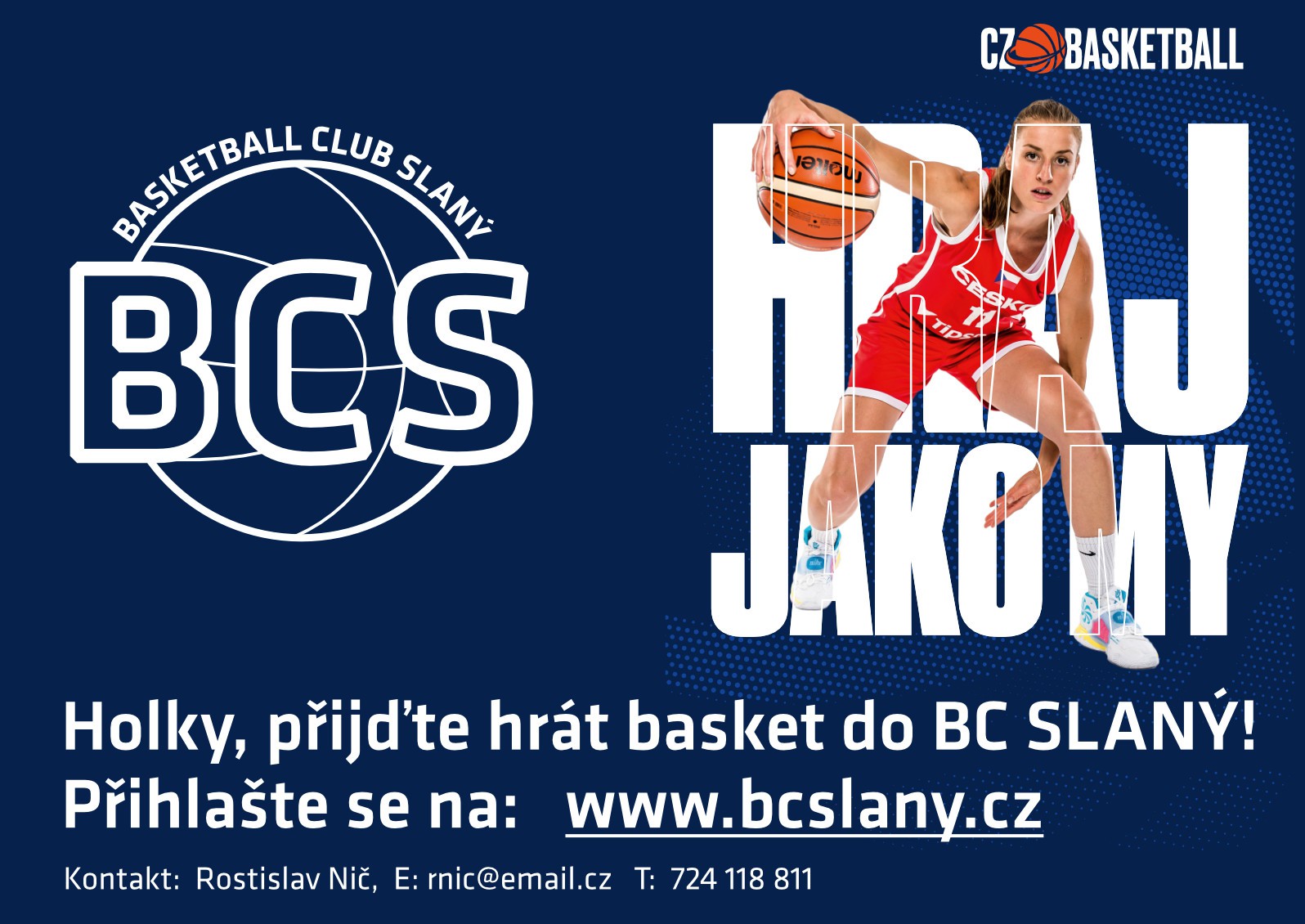 Hraj jako my, přijďte hrát basket do BC Slaný!